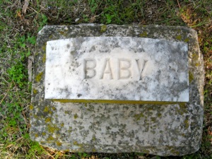 Resting place for "Baby" in Abilene KS cemetery