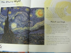 Picture of "Starry Night" by van Gogh, 1889.