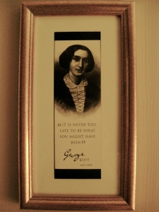 George Eliot, pseudonym for Mary Ann Evans, was a novelist, journalist and translator in the 1800s
