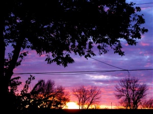 Kansas sunset.