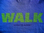 Walk for Alzheimer's T-shirt logo.