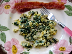 My version of Green Eggs and Ham.  (Pictures by Marylin Warner)