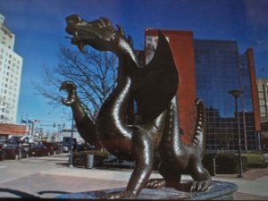 Drexel University's mascot, the Dragon