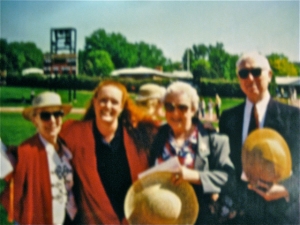 1996 - Molly at her high school graduation with her grandparents.