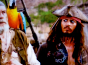 Disney's Jack Sparrow, (Johnny Depp).